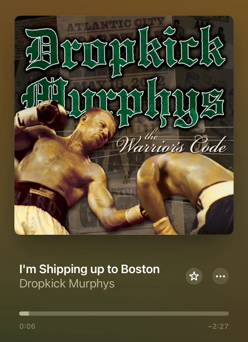 Shipping Up To Boston…