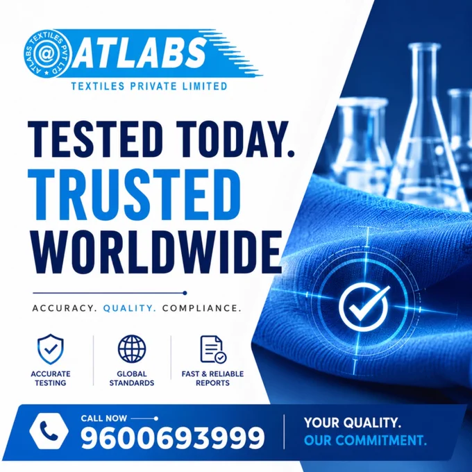 ✅ Fast Reports
✅ Trusted Results

🌍 Tested Today. Trusted Worldwide.

📞 9600693999

#TextileTesting #QualityControl #FabricTesting #ExportQuality #ATLABS