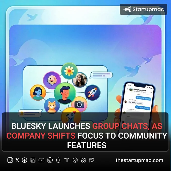 Bluesky introduces group chats! Now you can message your favorite friends, create hubs for hobbies, and build closer connections right inside the app. Check out our new feature today.