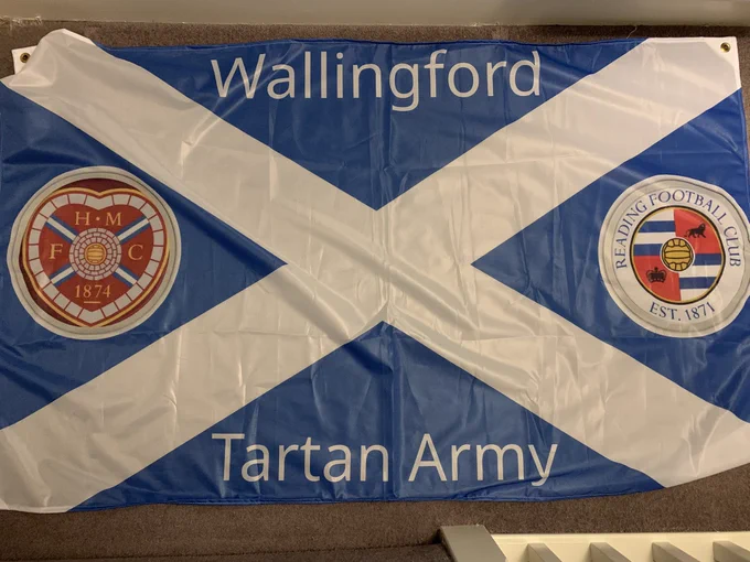 Wallingford Tartan Army flag