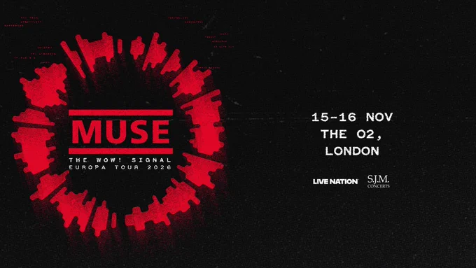 Artwork for Muse's show at The O2