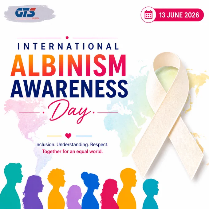 International Albinism Awareness Day, 13 June 2026.
