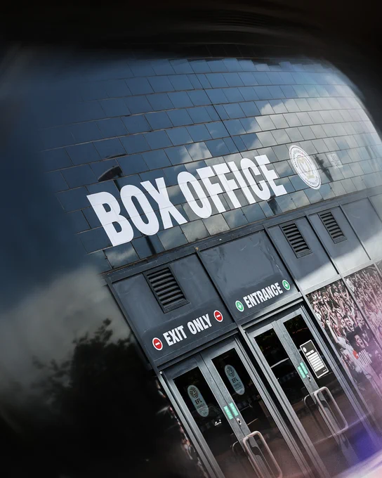 Box Office and Club Store closed today between 12pm-2pm.