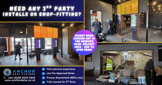 If you're searching for reliable third-party installation or shop-fitting services, look no further. Our team boasts extensive experience in the field, ensuring that every project is completed to the highest standards. We offer competitive, pre-approved rates that are easy on your budget, with the added assurance of complete privacy and confidentiality. Additionally, we are fully insured, providing you with peace of mind for all contractual work. Our commitment is to deliver exceptional service and quality craftsmanship, tailored to meet your specific needs. Whether it's a new installation or a comprehensive shop-fitting project, you can trust us to handle it with professionalism and care.