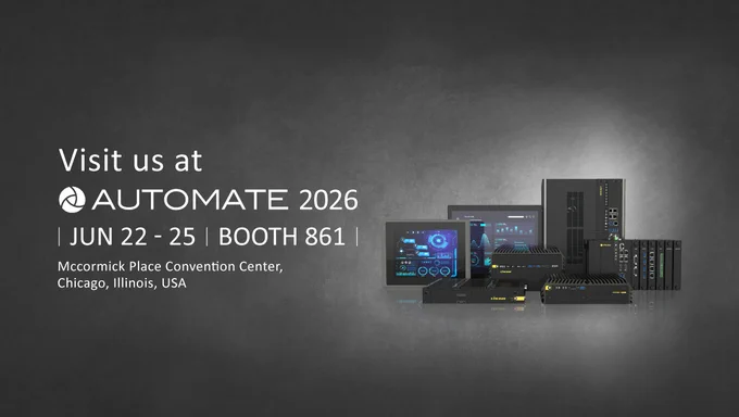 𝐉𝐮𝐬𝐭 𝐚 𝐟𝐞𝐰 𝐝𝐚𝐲𝐬 𝐭𝐨 𝐠𝐨
Are you ready for #Automate2026? Visit #Cincoze at McCormick Place, Chicago!

JUNE 22 - 25, 2026
Booth #861, McCormick Place, Chicago, Illinois, USA
