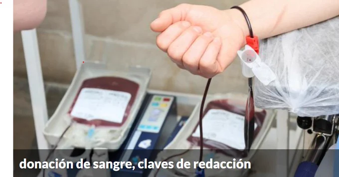 #recoFundéu: donación de sangre, claves de redacción