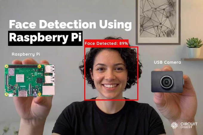 DIY Raspberry Pi Face Detection Using CircuitDigest Cloud