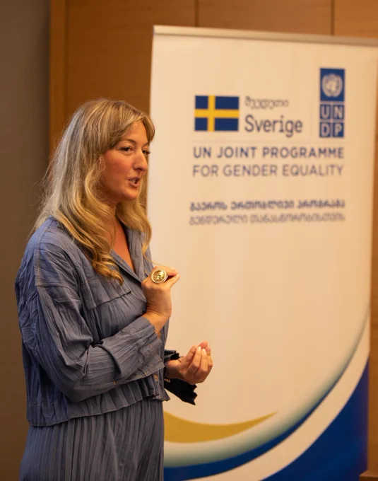 A new cohort of Women Entrepreneurs Development Programme brought together inspiring women-led ventures with support from UNDP, Sweden and Bank of Georgia.
Photo: UNDP | Giorgi Tsetskhladze