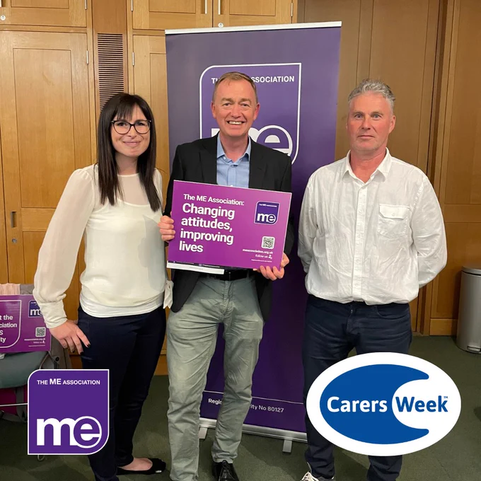 Left to right: Yvette Jackson, Tim Farron MP for Westmorland and Lonsdale, Andrew Jackson.