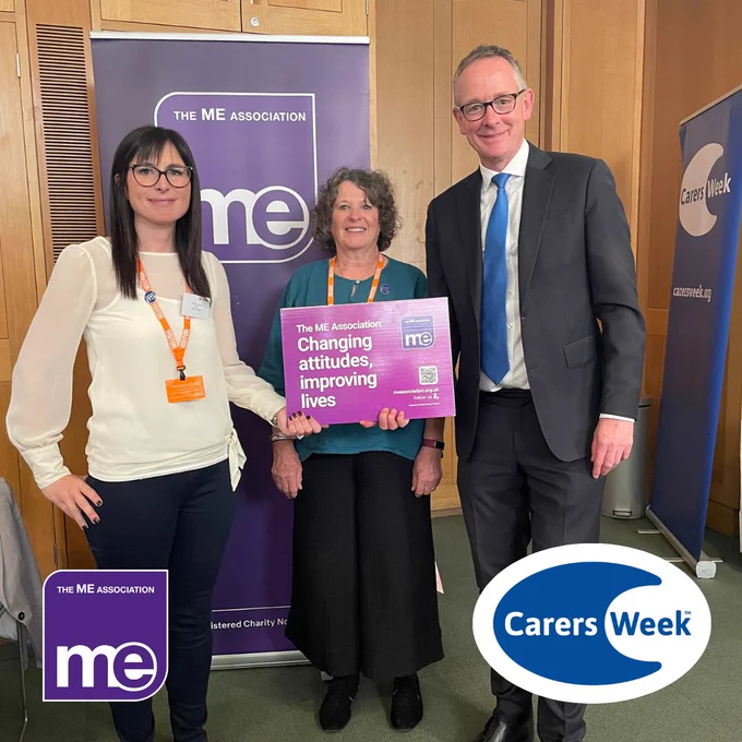 Left to right: Yvette Jackson, Pam, John Lamont MP Scottish Borders