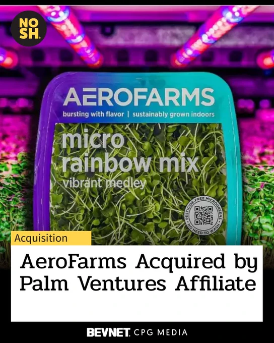 AeroFarms Acquired By Palm Ventures Affiliate
