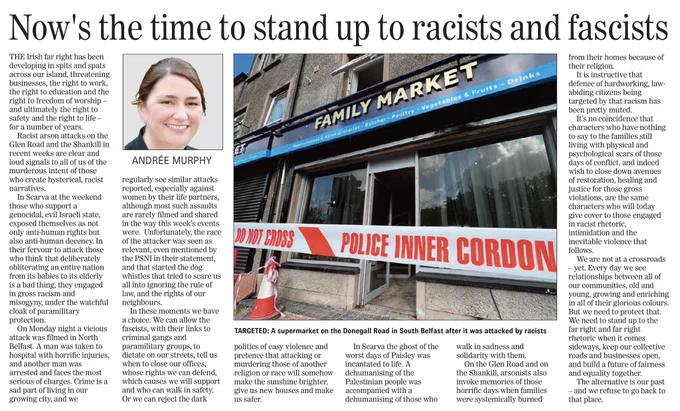 Image is an article by Andrée Murphy.
