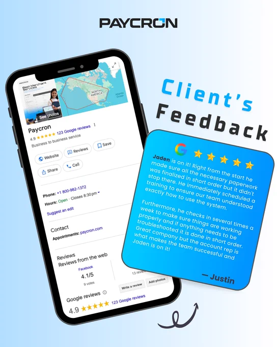 Client's Testimonial - Paycron Merchant Payment Solution US