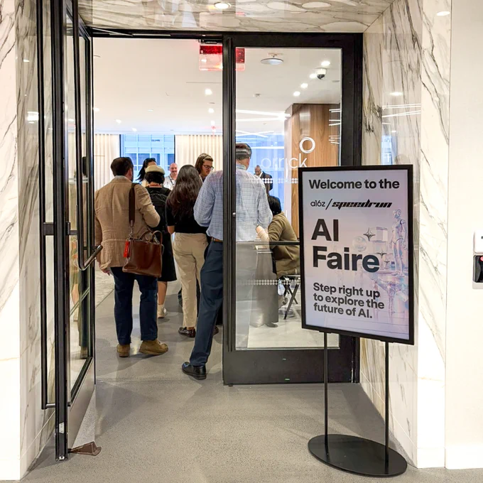 @a16z speedrun AI Faire