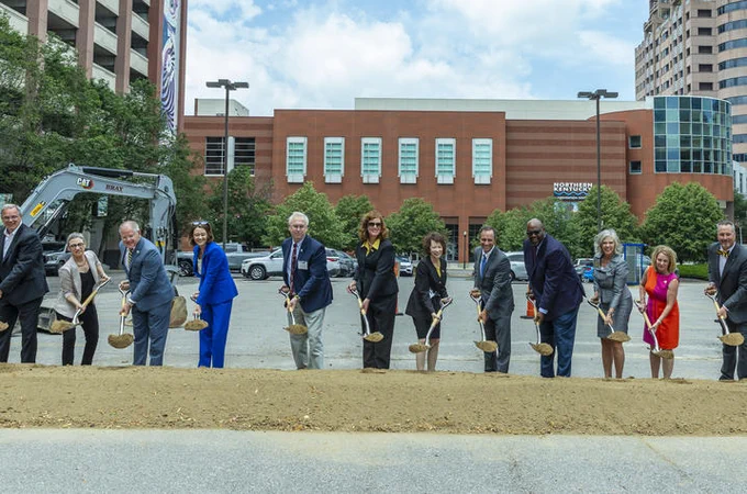 PHOTO CUTLINE: Sen. Chris McDaniel (fifth from left) and Sen. Shelley Funke Frommeyer (third from left) participate in the groundbreaking alongside local leaders. Jun, 11, 2026.  Photo Credit: BE-NKY 