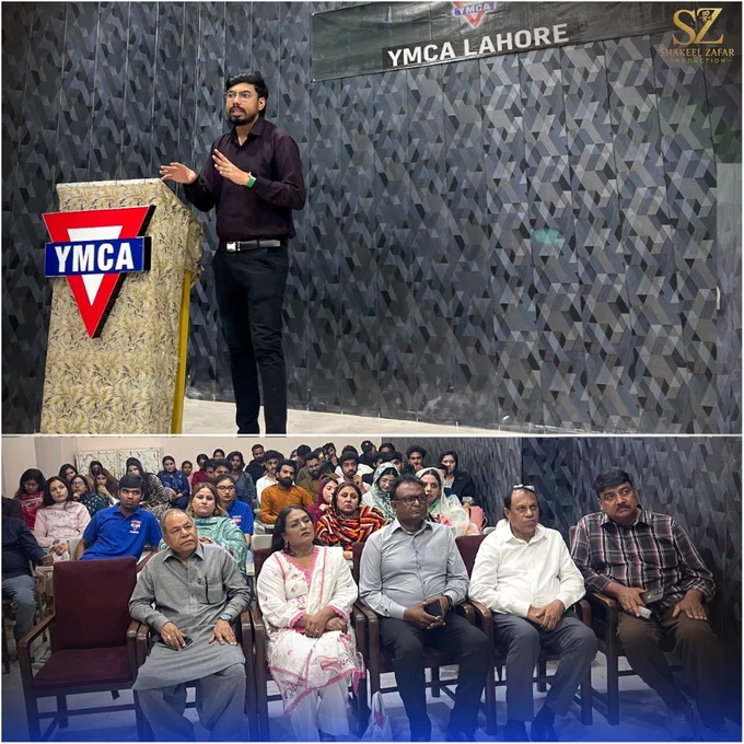 Empowering the Next Generation Through Skills & Innovation

The future belongs to those who are prepared for it. 🚀

It was a privilege to address students and introduce them to the exciting learning opportunities available at YMCA Lahore. From Artificial Intelligence (AI) to various professional and skill-based courses, YMCA continues to empower youth with the knowledge and tools they need to thrive in a rapidly changing world.

I encouraged students to invest in themselves, explore new technologies, and take advantage of these opportunities for personal and professional growth.

The journey towards a brighter future begins with a single decision to learn. Let's grow together. 💙

#AugustineShakeelZafar #YMCALahore #ArtificialIntelligence #AICourse #YouthEmpowerment #SkillDevelopment #FutureReady #DigitalTransformation #Education #Leadership #PublicSpeaking #CareerGrowth #YouthDevelopment #Technology #Innovation #Lahore #ShakeelZafarProduction