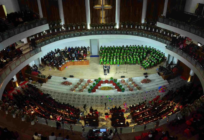 Nagaland's Sumi Baptist Church in Zunheboto.
