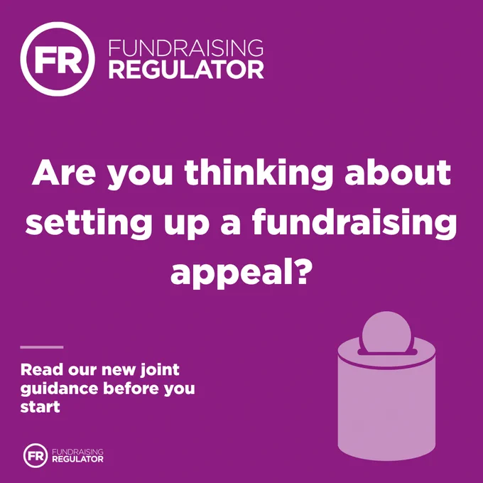 Fundraising Regulator prompts consideration before launching a fundraising appeal with new joint guidance.