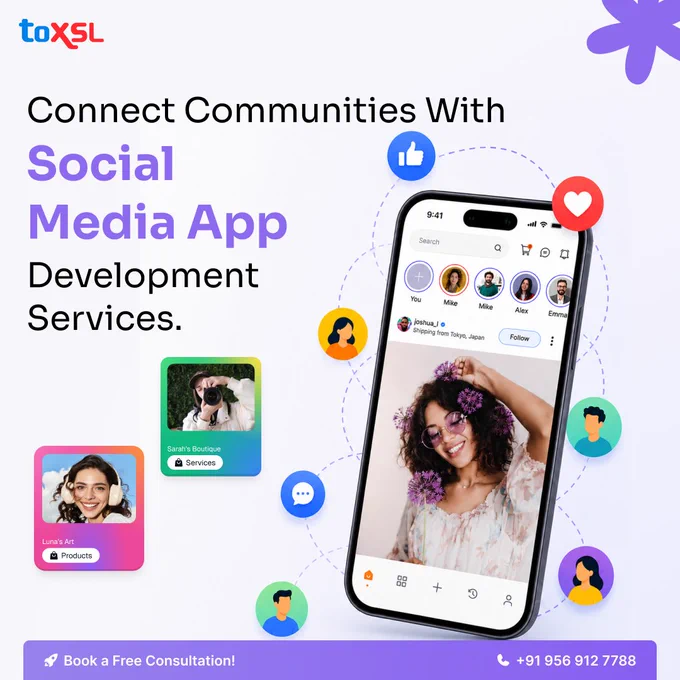 social media app development company