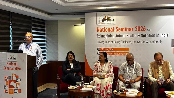 Organized by the Indian Federation of Animal Health Companies (INFAH) at the India Habitat Centre, New Delhi, the seminar served as a premier platform for veterinary industry leaders.
During his Expert Lecture, Dr. Singh highlighted, the crucial role of PCIM&H in maintaining quality standards for ASU&H drugs. Also,  he shared a forward-looking vision of PCIM&H for Ayurveda and other traditional veterinary medicines, underlining the growing importance of integrating traditional medicine into animal healthcare and nutrition to boost innovation and leadership.
He shared a forward-looking vision of PCIM&H remains committed to fostering innovation, ensuring safety, and driving quality standards to support the ease of doing business in the traditional medicine sector.