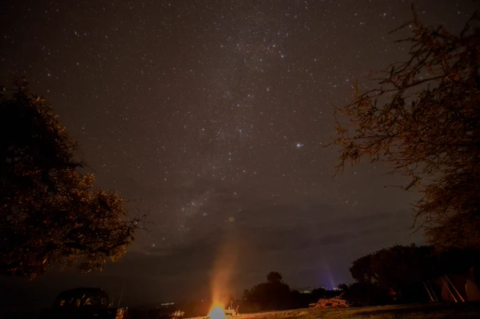 Milkyway above Muyumbu campsite