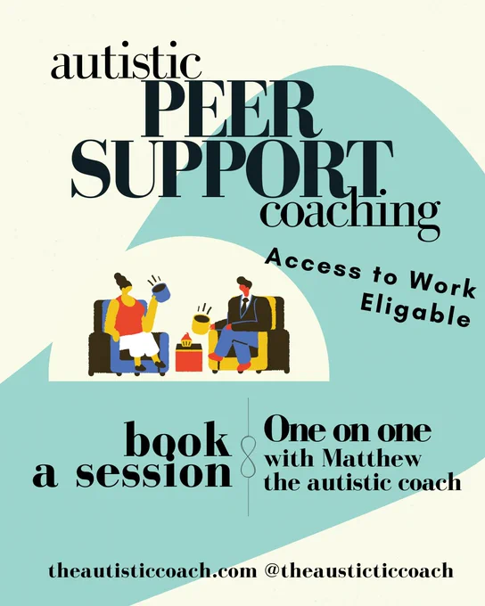 If you're autistic and working in the UK you're eligible for Access to Work for peer-support coaching. 

I'm an approved provider and I'd be thrilled to work with you.