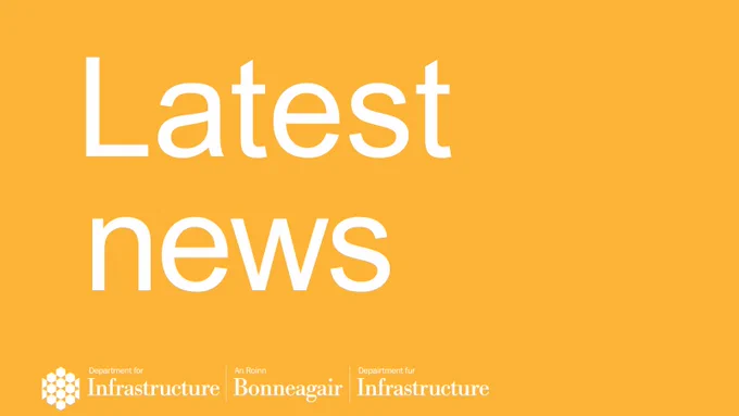 graphic with the words latest news