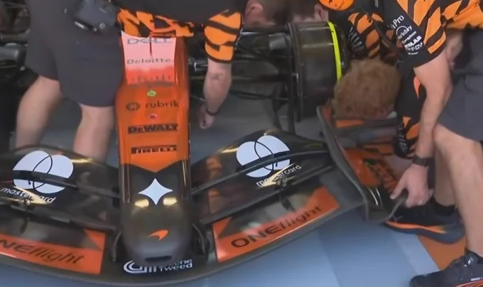 Formula 1 - Spanish Grand Prix 2026 - Mclaren McL40 - new front wing