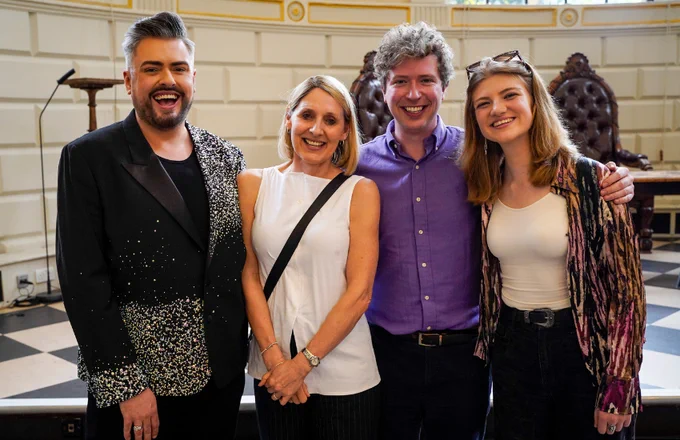 James Patrice, Rachel Hoare, Michael Fry and Gemma Cox.