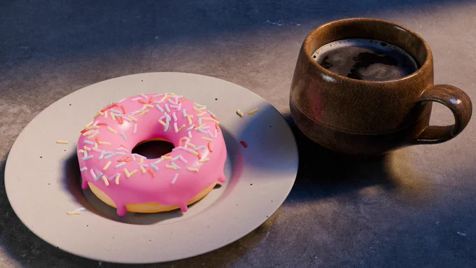 Donut 3D model