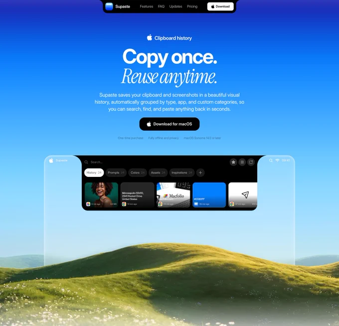 Supaste on CSSDesignAwards