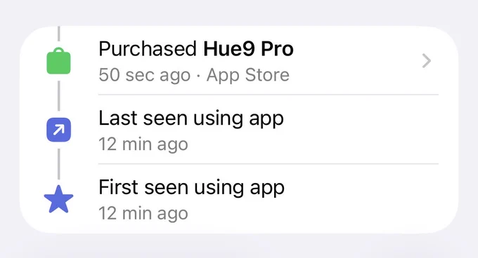 User status on Hue9