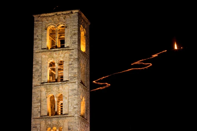 L'Alta Ribagorça manté viva la tradició de les Falles
