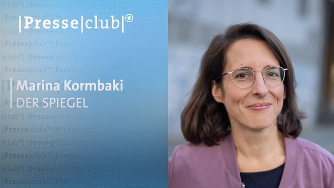 Zu Gast im Presseclub: Marina Kormbaki, DER SPIEGEL