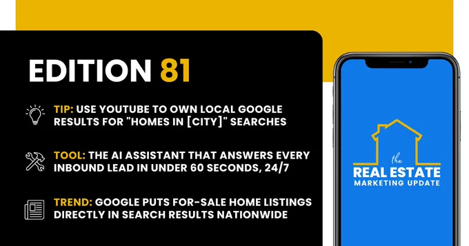 Edition 81 of The Real Estate Marketing Update by imFORZA