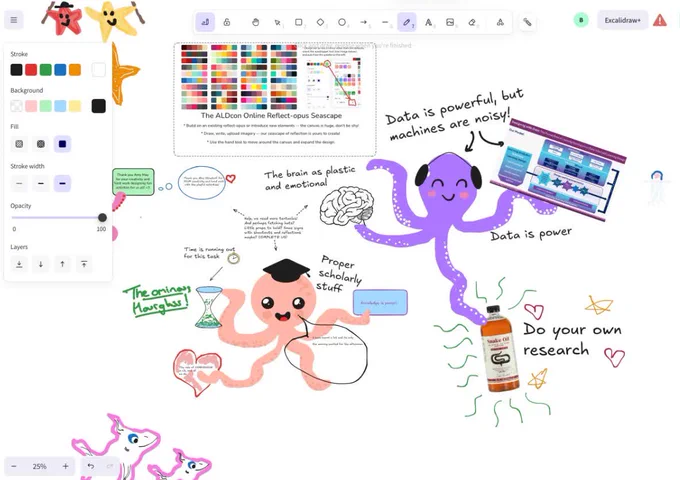 a whiteboard drawing activity at #ALDcon26