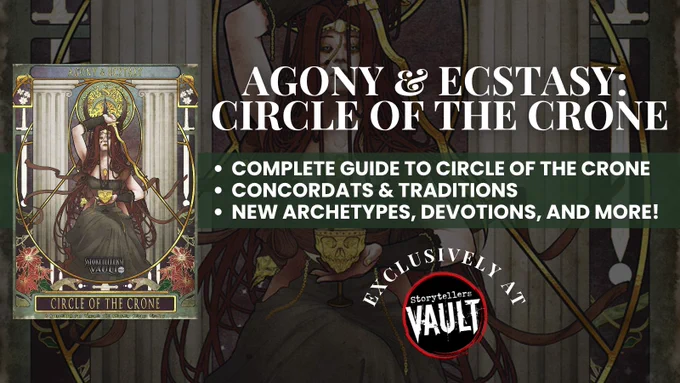 Agony & Ecstasy: Circle of the Crone is available now at StorytellersVault.com