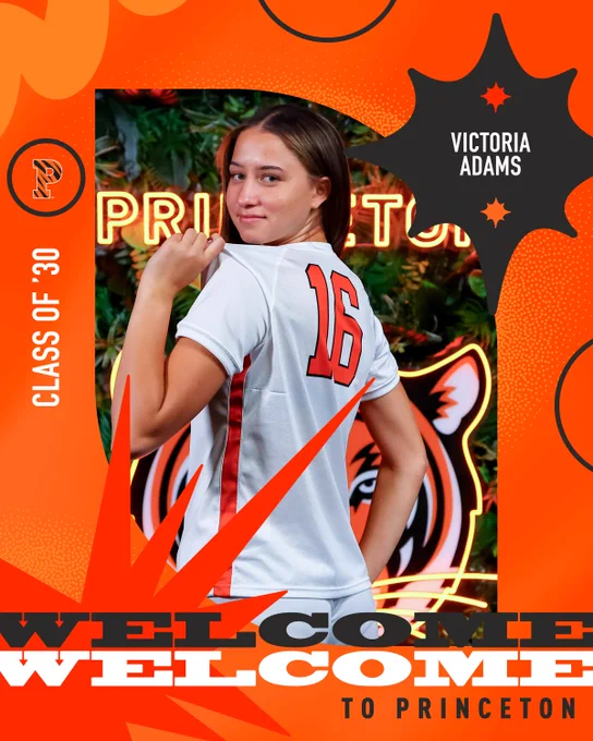 Victoria Adams class of 30 welcome to Princeton Posed Photo