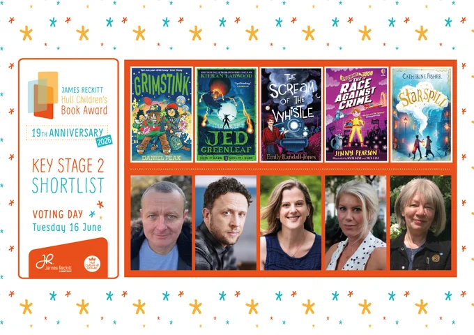 james reckitt hull childrens book award 2026 - KS2 shortlist