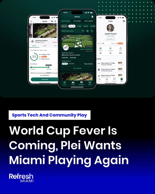 World Cup Fever Is Coming, Plei Wants Miami Playing Again