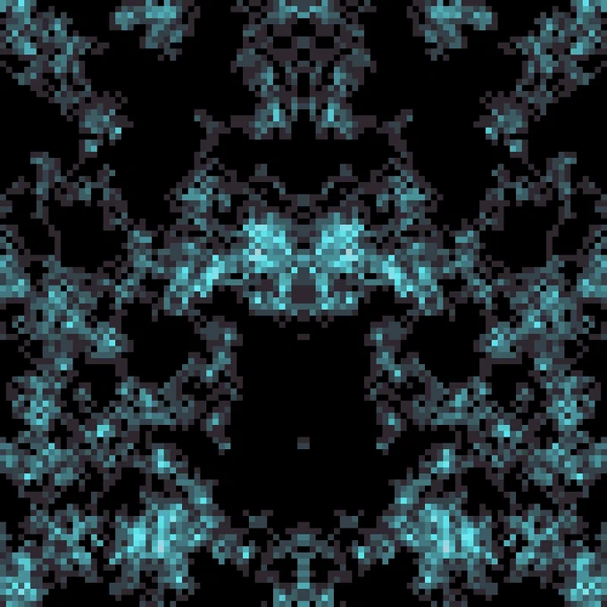 A randomly generated pattern