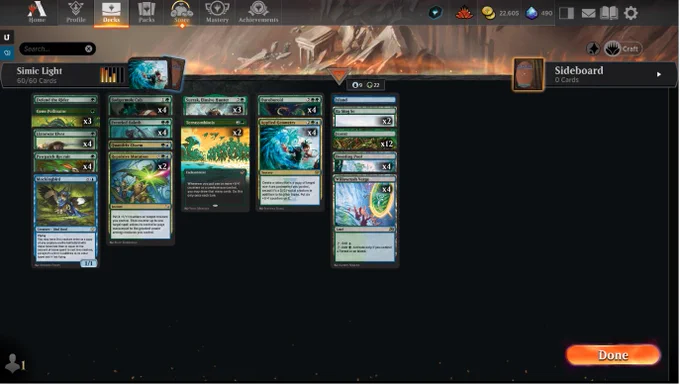 About
Name Simic Light

Deck
12 Forest
1 Island
2 Ba Sing Se
4 Llanowar Elves
4 Breeding Pool
2 Repulsive Mutation
1 Mockingbird
4 Pawpatch Recruit
1 Defend the Rider
4 Willowrush Verge
3 Surrak, Elusive Hunter
4 Frenzied Baloth
3 Gene Pollinator
4 Ouroboroid
2 Terrasymbiosis
4 Badgermole Cub
4 Applied Geometry
1 Quandrix Charm