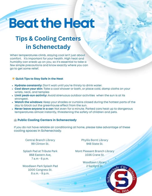 Flyer:  Tips for Staying Cool