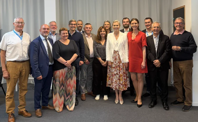 La ministre Charlotte et les élus de la CCPC