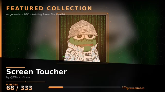 Artwork from Screen Toucher by @XTouchGrass