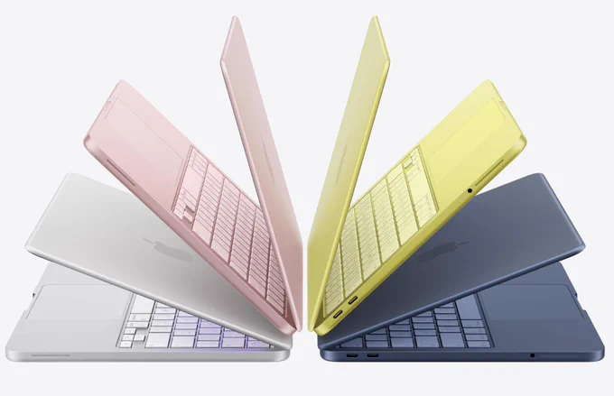 MacBook Neo kleuren