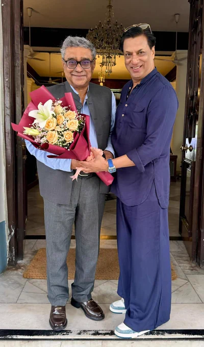 Filmmaker Madhur Bhandarkar met with West Bengal Finance Minister Swapan Dasgupta