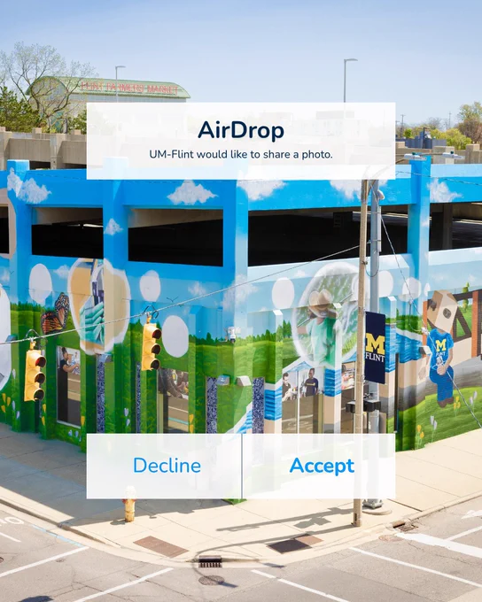 UM-Flint AirDrop Photo