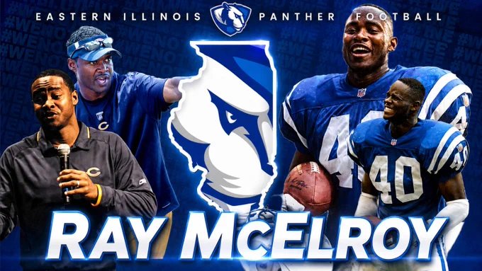 Great to have @EIU_FB alum - Ray McElroy back on Campus today to run his @ARayofHopeOE Camp‼️

Welcome Home‼️

#WeNotMe | #BleedBlue | #TogetherWeWill
