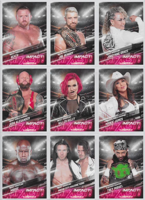 Impact! Wrestling Series 1 Trading Cards 2023